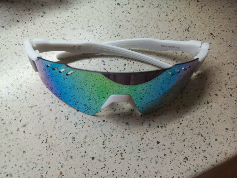 Customer wearing the sunglasses